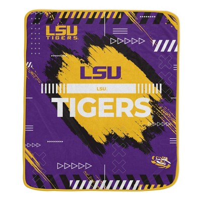 NCAA LSU Tigers Game Tech Ultra Cozy Throw Blanket