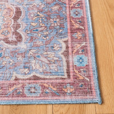 Elysian Blue/Brown 9' x 12' Reversible Chenille-Viscose Area Rug