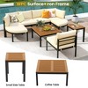 Modern Modular Outdoor Sofa Set with Coffee Table – Durable, Water-Resistant & Stylish Patio Seating for Garden or Backyard - 2 of 4