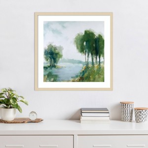 Amanti Art Summer Colors by Jacqueline Ellens Wood Framed Wall Art Print - 1 of 4