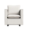 LIVAREEmlen Decorative Chairs,Comfortable Single Sofa Chairs In Beige,Modern And Comfortable Sofa Chairs In Bedrooms/Corners/Reading Rooms - 4 of 4