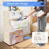YIYIBYUS Modern 6-Drawer Plastic Storage Cabinet Tall Dresser Organizer - 4 of 4