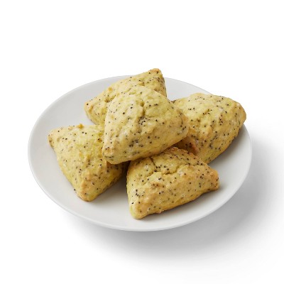 Lemon Poppy Seed Mini Scones - 10.25oz - Favorite Day&#8482;