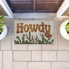 Stupell Industries Western Howdy With Cacti Printed Outdoor Imitation Sisal Door Mat, design by Matthew Piotrowicz - 3 of 4