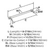 Amerock Farewind Pull for Cabinets, Drawers, and Furniture - 3 of 4