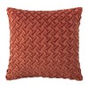 Chanasya Pleated Textured Velvet Throw Pillow Cover - 2-Piece Set - 4 of 4