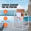 VEVOR Towel Rack, 8 Bars Outdoor PVC Towel Holder, Freestanding Pool Towel Hanger Stand Next to Hot Tub, Outdoor Indoor Quilt Drying Rack Organizer - 3 of 4