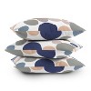 16"x16" Sheila Wenzel Ganny Square Throw Pillow Brown/Blue - Deny Designs - 4 of 4