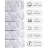BAGOKIE 6 Piece Cotton Bath Towel Set - 4 of 4