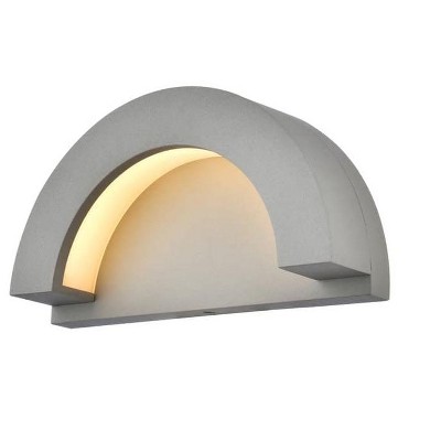 Elegant Lighting Raine Integrated LED wall sconce in silver