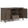 WyndenHall Cantina Medium TV Stand for TVs up to 60" Smoky Brown - 2 of 4