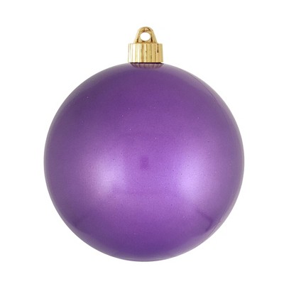 Christmas by Krebs 2ct Candy Crocus Purple Shatterproof Shiny Christmas Ball Ornaments 6" (150mm)