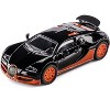 2005 Bugatti Veyron 16.4 Super Sport Black with Orange Accents "Collection" Series 1/64 Diecast Model Car by Majorette - 4 of 4