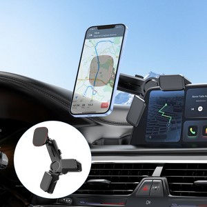 Magnetic Phone Mount for Car W/ Center Screen, Strong Magnet Cell Phone Holder, Requires Metal Plate (Included), Universal Fit for iPhone & Android - 1 of 4