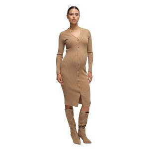 Ingrid + Isabel Maternity Button Front Sweater Dress - 1 of 4