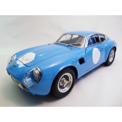 1961 Aston Martin DB4 GT Zagato Light Blue Limited Edition to 1000 pieces Worldwide 1/18 Diecast Model Car by CMC