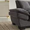 NicBex 84 Inch Corduroy Couch Loveseat Sofa with 2 Pillows for Living Room,Small Space,Office,Apartment - 4 of 4