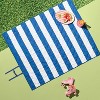 Navy Striped Picnic Blanket - Sun Squad™ - 2 of 4