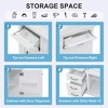 36-Inch Bathroom Vanity with Ceramic Sink Top 4 Drawers and 1 Soft-Close Door Freestanding Storage Cabinet - 4 of 4