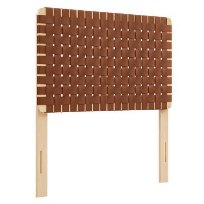 Modway Sparta Weave Twin Vegan Leather Headboard