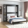 Mjkone Modern Space-Saving Wall Bed,Queen Size Murphy Bed - 2 of 4