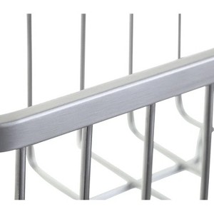 LunaLulinlk 304 Stainless Deluxe Kitchen Sink Suction Holder (Brushed Texture, 7.4 x 3.3 x 2.75 Inch)(Sponge & Brush NOT Included) - 1 of 4