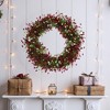 Unique Bargains Window Front Door Wedding Garden Decor Eucalyptus Wreaths - 2 of 4