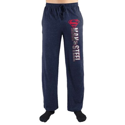 DC Comics Brandclub American Superman Man Of Steel Symbol Print Men s Sleepwear Sleep Pants Large
