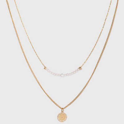 Gold : Necklaces & Pendants for Women : Target