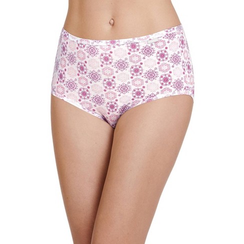 Jockey Womens Supersoft Brief 3 Pack Underwear Briefs Viscose 6 Apple  Blossom/harmony Tile/black Currant : Target