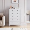 5 Drawers Dresser for Bedroom, Farmhouse Wood Dressers & Chest of Drawers for Clothes, Storage Dressers Organizer for Living Room, Hallway - 3 of 4