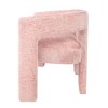 Jofran,Gwen Modern Luxury Fabric Upholstered Sculpture Bench - 4 of 4