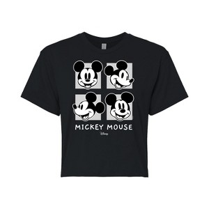 Women's - Disney - Mickey & Friends Cropped Graphic T-Shirt - 1 of 4