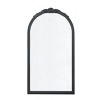 Okak 23*42/28*53IN Wooden Wall Mirror, Arched Full Length Mirror with Decorated Carving, Full Body Mirror for Living Room, Bedroom - 2 of 4