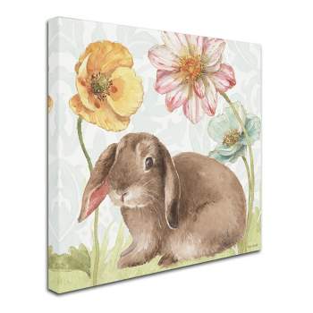 Trademark Fine Art -Lisa Audit 'Spring Softies Bunnies III' Canvas Art