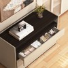 Gaoyangjiaju 47.24 inch Modern 3 Drawer Storage Cabinet with Open Shelf, Plywood Frame Melamine Board - 3 of 4