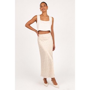 Petal and Pup Womens Mei Satin Midi Skirt - 1 of 4