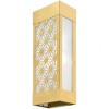 Livex Lighting Berkeley 2 - Light Wall Light in  Satin Gold - 3 of 4