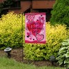 Briarwood Lane Double Sided Garden Flag 12x18 For Outdoor Patterned Valentine's Hearts For Valentine's Love Garden Flag Flags For Outside - 4 of 4