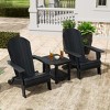 WestinTrends Tuscany HIPS¬¨‚Ä†Outdoor¬¨‚Ä†Patio¬¨‚Ä†Folding¬¨‚Ä†Adirondack¬¨‚Ä†Conversation Set (3-Piece) - 2 of 4