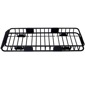 Garvee 38.5 x 43 Inch Universal Roof Rack Cargo Carrier Basket Rooftop Luggage Holder Carrier Basket for Camping Traveling 64 inches Long - 1 of 4