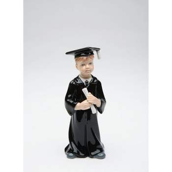 Kevins Gift Shoppe Ceramic Small Size Graduating Boy Figurine