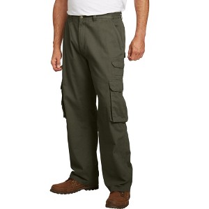 Boulder Creek by KingSize Men's Big & Tall Ranger Side-Elastic Stacked Cargo Pocket Pants - 1 of 4