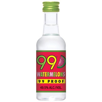 99 Watermelons Liqueur - 50ml Plastic Bottle