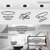 LamQee Modern Large LED Chandelier Dimmable Tiered Pendant Ceiling Light With Remote - 3 of 4