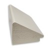 Amanti Art 18"x52" Wedge Framed On the Door Mirror White: Modern Polystyrene Frame, No Assembly Required - 2 of 4