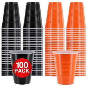 SparkSettings Disposable Plastic Cups 18oz, 50 Pack - 1 of 4