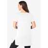 Roaman's Women's Plus Size Short-Sleeve V Neck Ultimate Tunic - 3 of 4