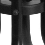 clear top/gray rattan