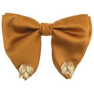 INSPIRE CHIC Men's Ribbon Leaf Pendant Pre-tied Fashion Bow Ties Necktie 1 Pc - 1 of 4